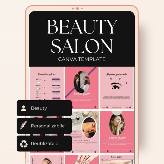Template Postări - Beauty Salon FULL - set 3