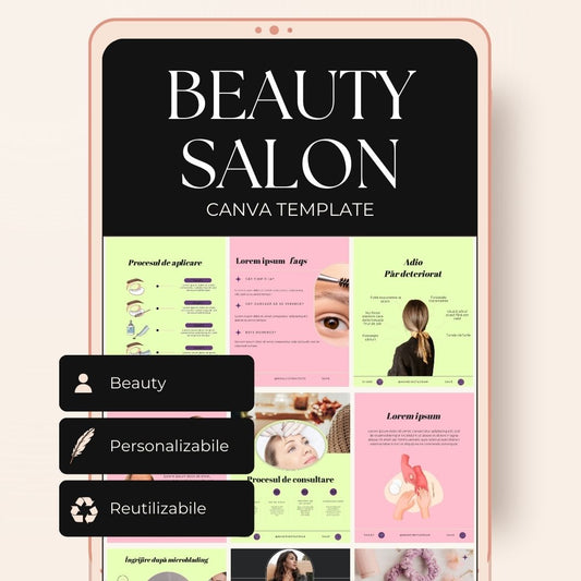 Template Postări - Beauty Salon Full - set 4