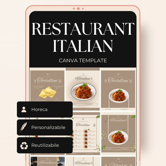 Template Postări - Restaurant italian set 3